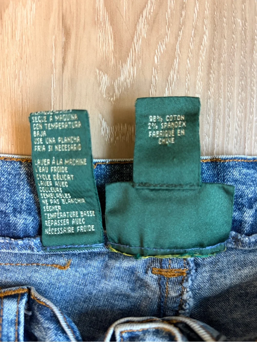 Ralph Lauren women’s Jeans Co. Size 2P Petite Straight Leg Jeans Y2K
